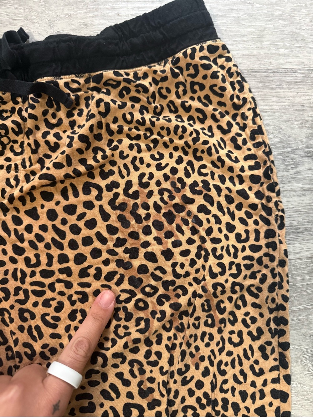 Little Sleepies Leopard Print Women’s Pants - Picture 2 of 5